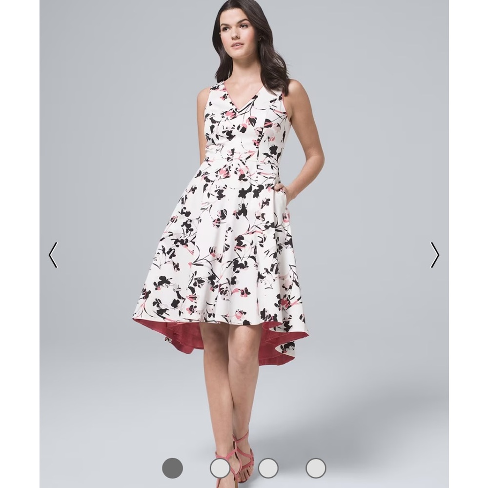NWT WHBM fit and flare dress 0P